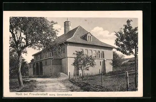 AK Rodt bei Freudenstadt, Evangelisches Gemeindehaus