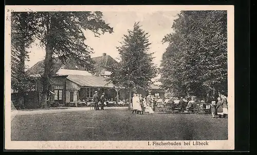 AK Lübeck, Restaurant und Café I. Fischerbuden, Bes.: Paul Haar