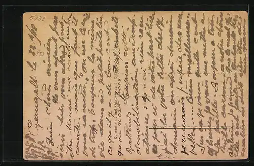 AK Gangelt, Burgruine, Kirche und Schule