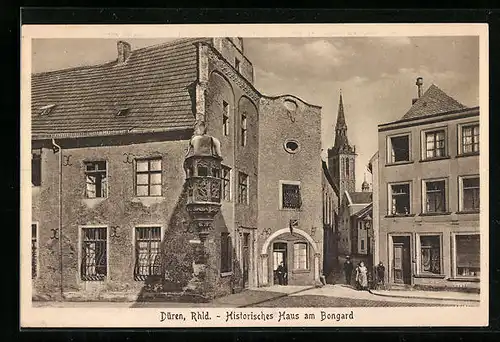 AK Düren /Rhld., Historisches Haus am Bongard