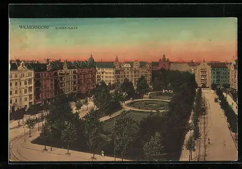 AK Wilmersdorf, Blick auf den Kaiserplatz