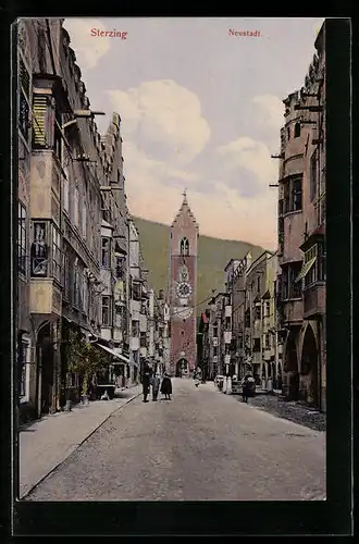 AK Sterzing, Neustadt, Strassenpartie