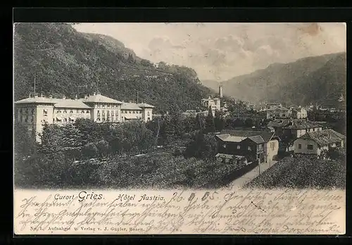 AK Gries, Teilansicht mit Hotel Austria