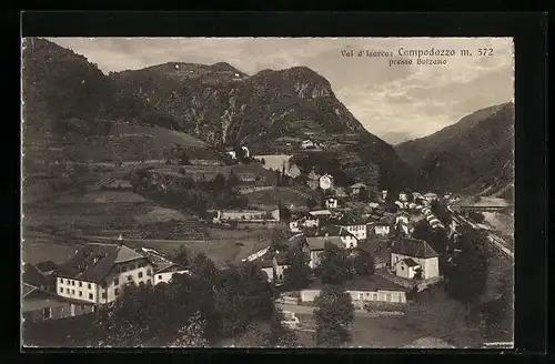 AK Campodazzo /Val d`Isarco, Gesamtansicht mit Bergblick