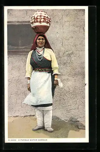 AK A Pueblo Water Carrier