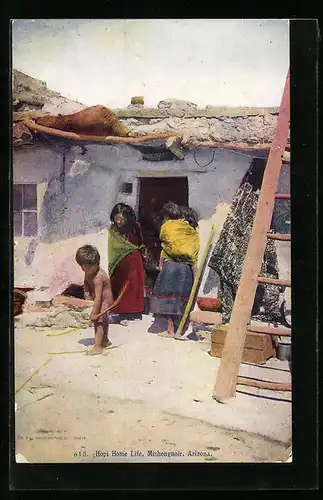 AK Mishongnoir, Arizona, Hopi Home Life