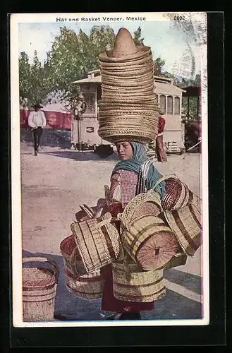 AK Mexico, Hat and Basket Vender