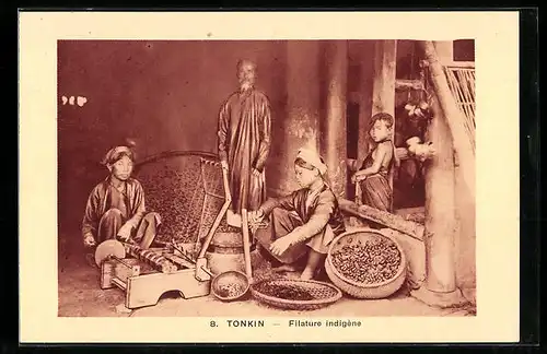 AK Tonkin, Filature indigène