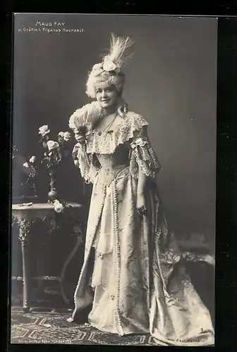 AK Opernsängerin Maud Fay a. Gräfin i. Figaros Hochzeit