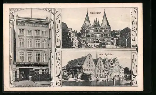 AK Lübeck, Hotel Holsteiner Hof, Obertrave 6