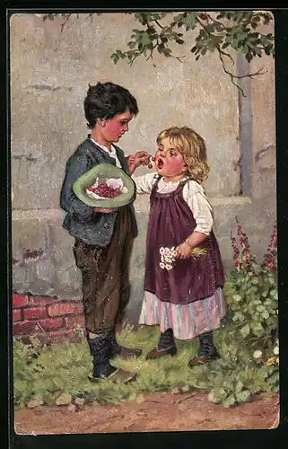 Ölgemälde-Imitations-AK Degi Nr. 1174: Tantalusqualen von C. Bergen