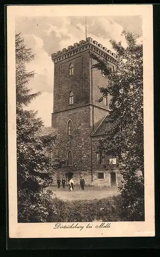 AK Melle, Teilansicht der Dietrichsburg