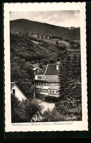 AK Oberharmersbach, Gasthaus und Pension Sonne