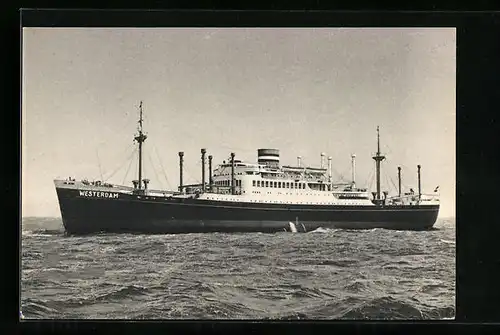 AK Passagierschiff Westerdam auf See