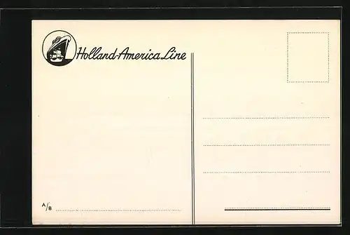 AK Passagierschiff Westerdam auf See