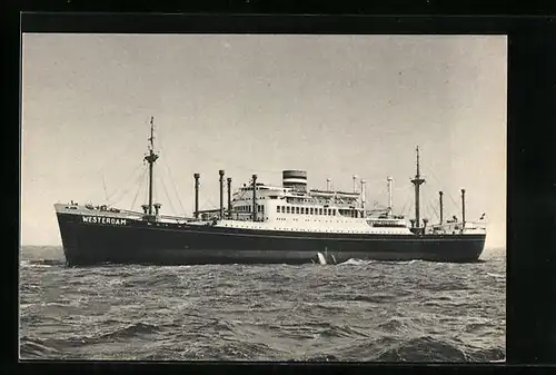 AK Passagierschiff Westerdam auf hoher See