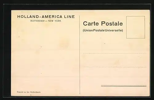 AK Passagierschiff TSS Volendam auf See