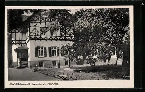AK Bad Klosterlausnitz, Sanatorium der S.V.A. Thur