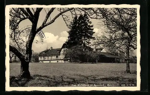 AK Rohrbrunn, Das Wirtshaus im Spessart