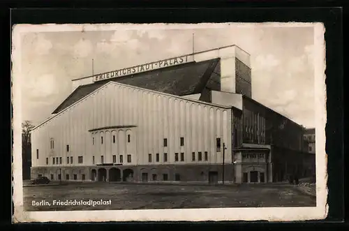 AK Berlin, Friedrichstadtpalast, Eingang