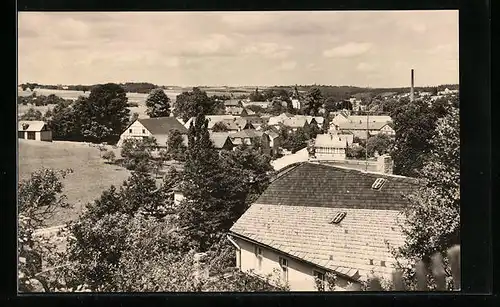 AK Langenwetzendorf /Thür., Teilansicht der Gemeinde