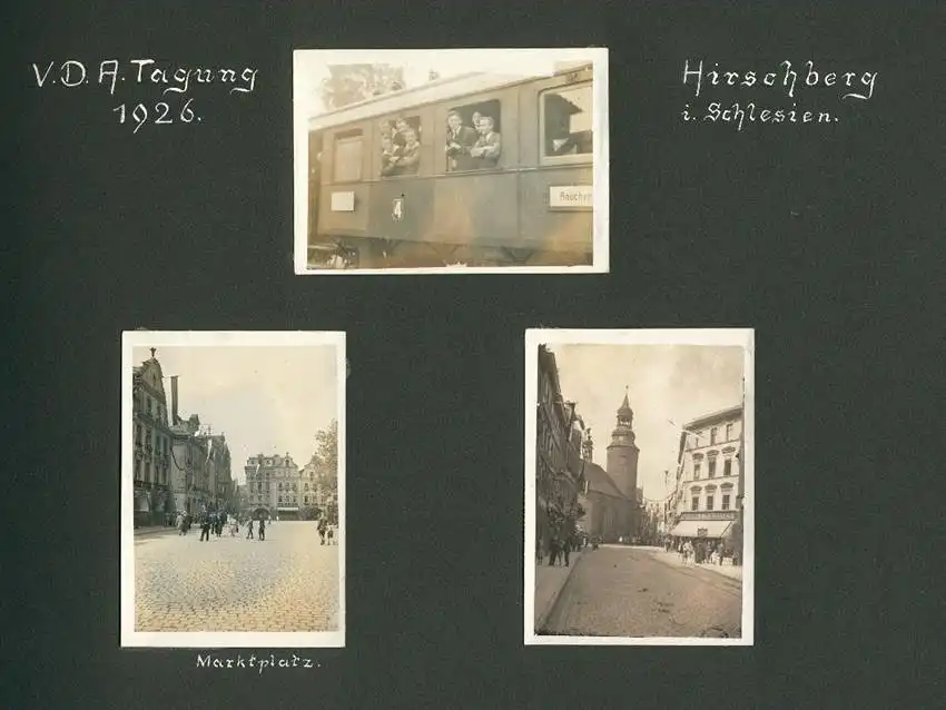 Fotoalbum 82 Fotografien, Ansicht Hirschberg i. Schlesien, Wandervögel bei V.D.A- Tagung Hirschberg 1926, Kufstein 0