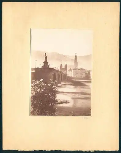 Fotoalbum mit 5 Fotografien, Max Kögel, Heidelberg, Studentika, Hotel Holländer Hof, Heidelberger Schloss, Brücke, 1913