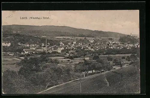 AK Lorch /Württbg., Totalansicht auf die Ortschaft