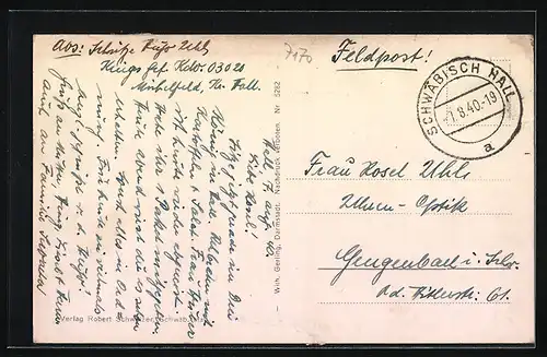 AK Schwäb. Hall, Marktplatz mit Michaeliskirche