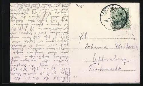 AK Lenzkirch, Gesamtansicht auf die Ortschaft