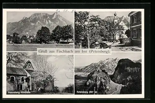 AK Fischbach am Inn /Petersburg, kleine Kirche, Petersberg