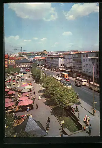 AK Pirmasens, Partie in der Schlossstrasse