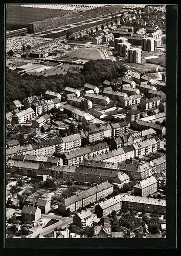 AK Hannover-Stöcken, Ortsansicht aus der Vogelschau