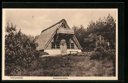AK Worpswede, Die Heldenhain-Hütte