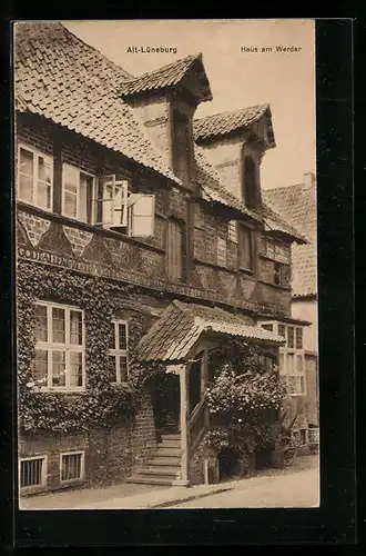 AK Lüneburg, Haus und Strasse am Werder