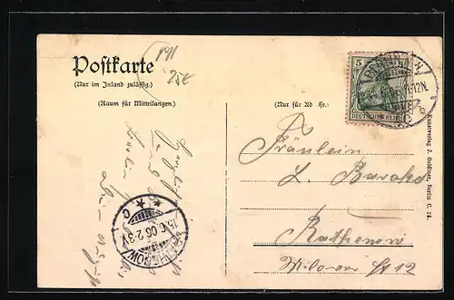 AK Berlin, Se. Majestät der Kaiser an der Spitze der Fahnenkompagnie