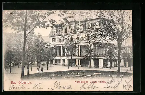 AK Bad Oldesloe, Kurhaus und Concertplatz