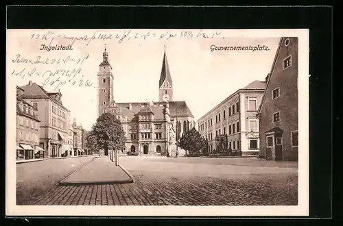 AK Ingolstadt, Teilansicht mit Governementsplatz