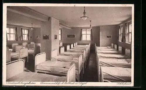 AK Erlbach i. Vogtl., Kindererholungsheim Tannenmühle, Schlafsaal