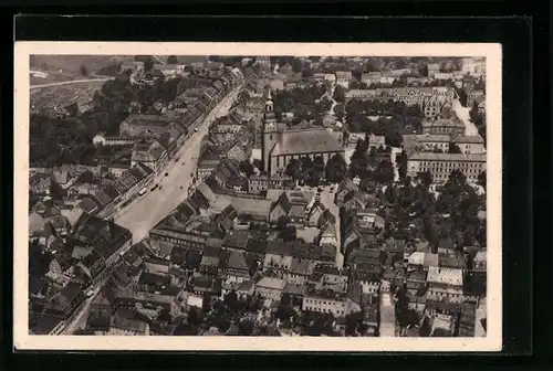 AK Frankenberg /Sa., Totalansicht, Fliegeraufnahme