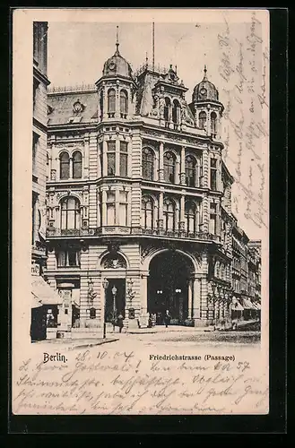 AK Berlin, Friedrichstrasse, Passage