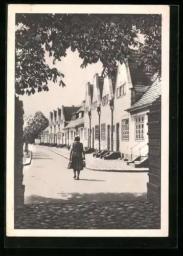 AK Berlin, Kirchplatz in Staaken