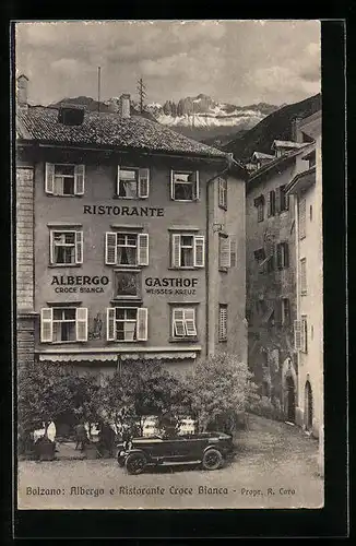 AK Bolzano, Albergo e Ristorante Croce Bianca, Propr.: R. Cora