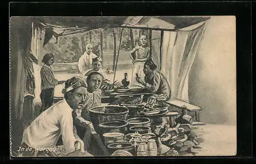 AK Szene auf einem indonesischen Markt