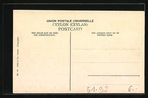 AK Ceylon, Nautch Girls