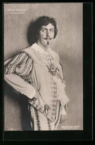 AK Opernsänger Fritz Feinhals als Don Juan