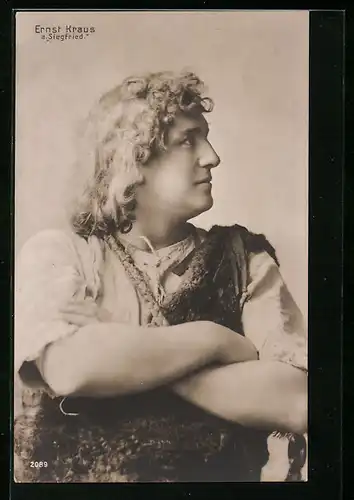 AK Opernsänger Ernst Kraus a. Siegfried