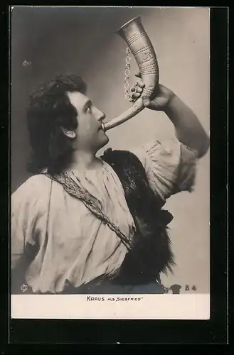 AK Opernsänger Kraus als Siegfried