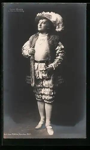 AK Opernsänger Heinrich Knote a. Walter Stolzing