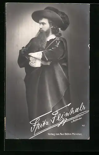 AK Opernsänger Fritz Feinhals a. Holländer